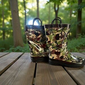 Camouflage Kids Rain & Snow Boots‎